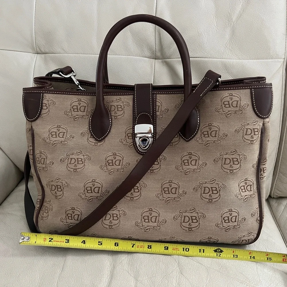 Rooney & Bourke Donegal Crest double handle satchel Dooney & Bourke